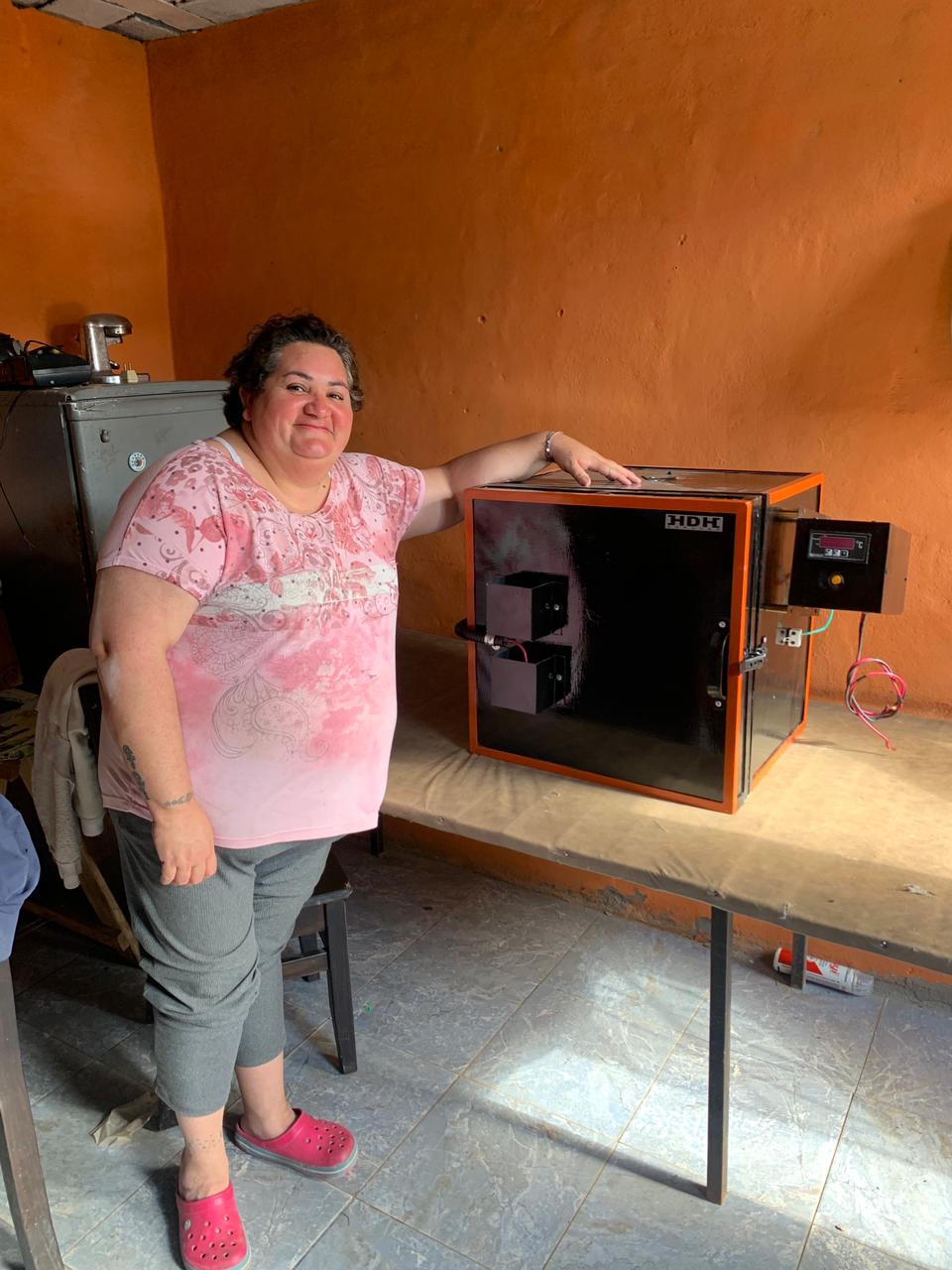 Taller de cliente HDH con su horno