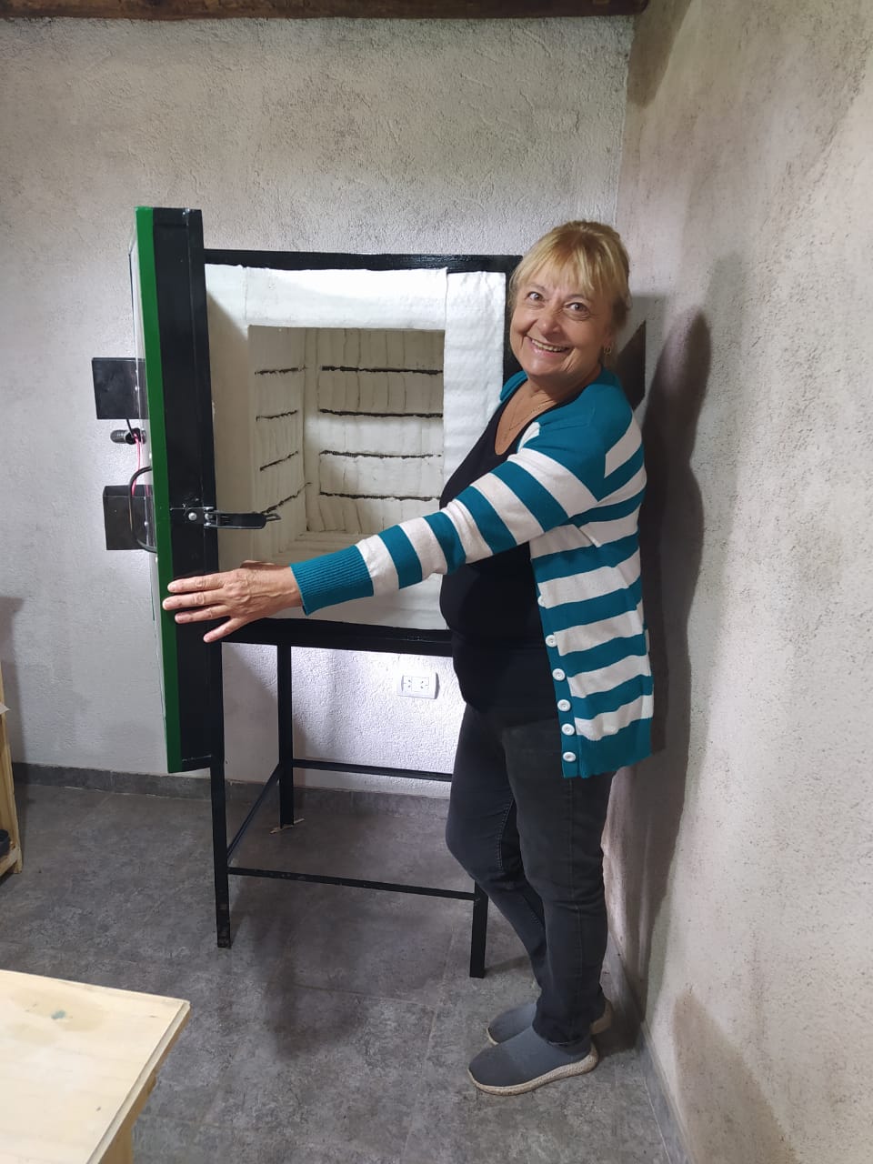 Taller de cliente HDH con su horno